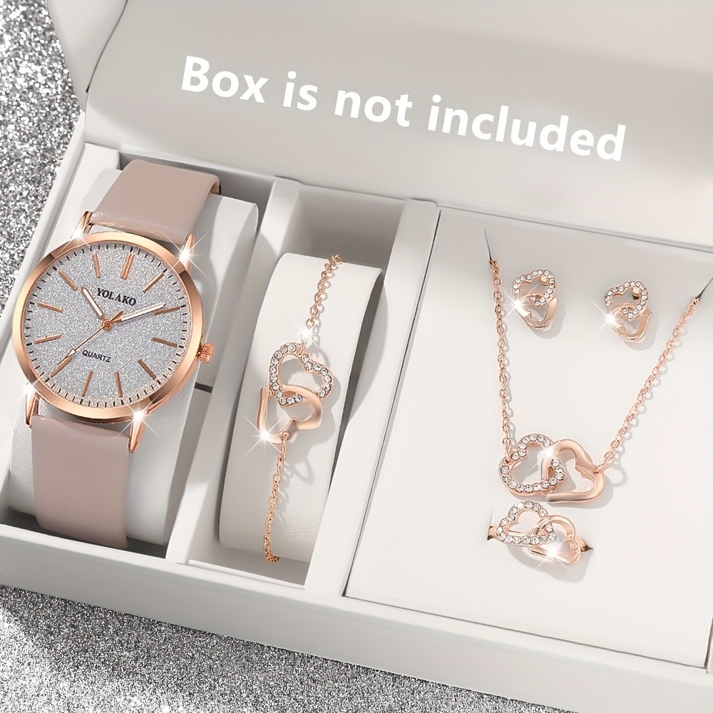 Unique Jewelry Watches - 6개의 우아한 미니멀리스트 여성용 쿼츠 시계,
