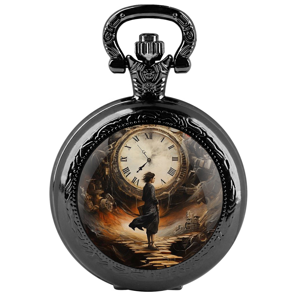 Unique Jewelry Watches - 독특한 Steampunk 시계 소년 유리 돔