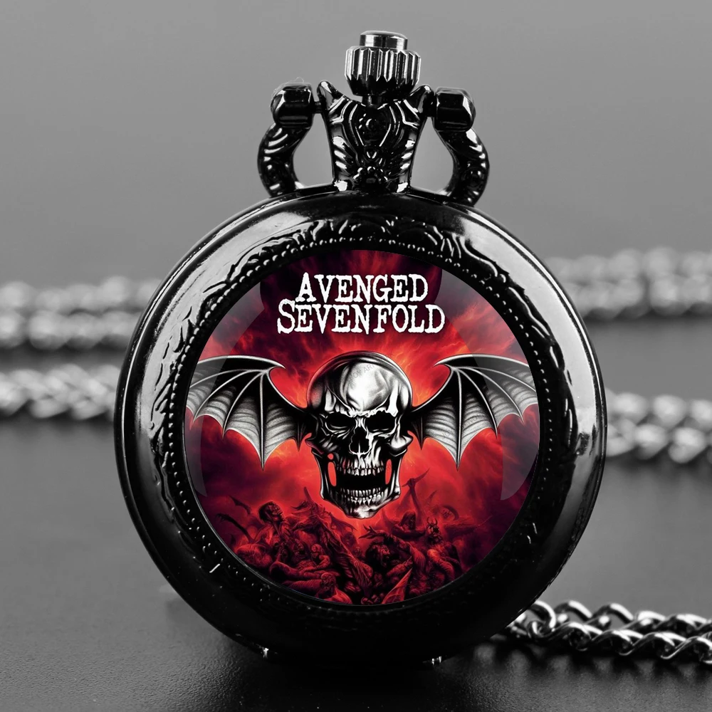 Unique Jewelry Watches - Avenged Sevenfold 디자인 유리 돔 쿼츠