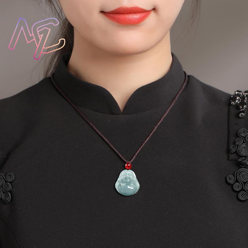 미얀마 경옥 관음 부처님 펜던트 목걸이 빈티지 천연 보 - The Jewelry & Watches 리뷰 및 가격