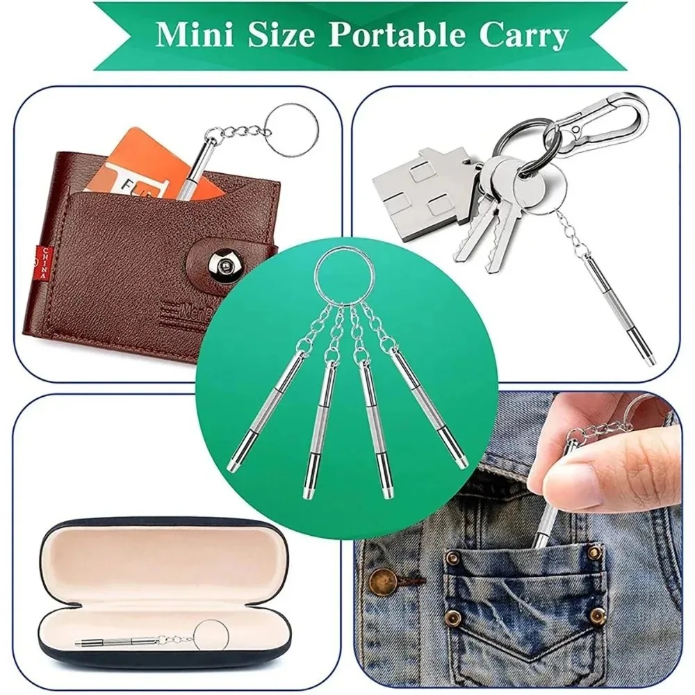 5개입 미니 3-in-1 스크루드라이버 수리 키트 휴대 - Watch Repair Tool Kit 리뷰 및 가격