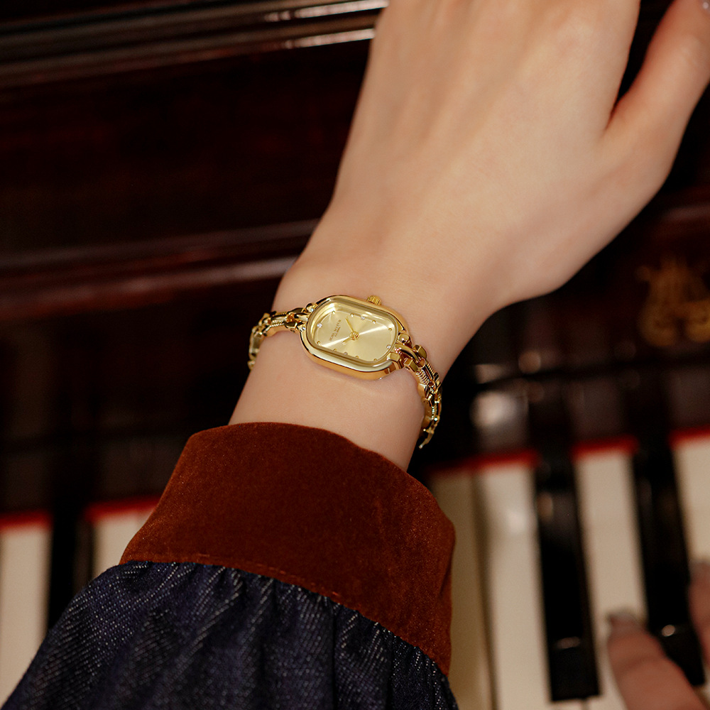 빈티지 팔찌 시계 독특한 일본 운동 방수 타원형 석영  - Unique Jewelry Watches 리뷰 및 가격