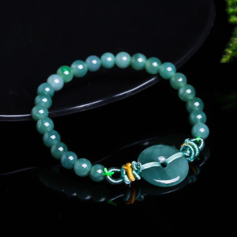 천연 에메랄드 블루 워터 피스 버클 비즈 팔찌 미얀마산 - The Jewelry & Watches 리뷰 및 가격