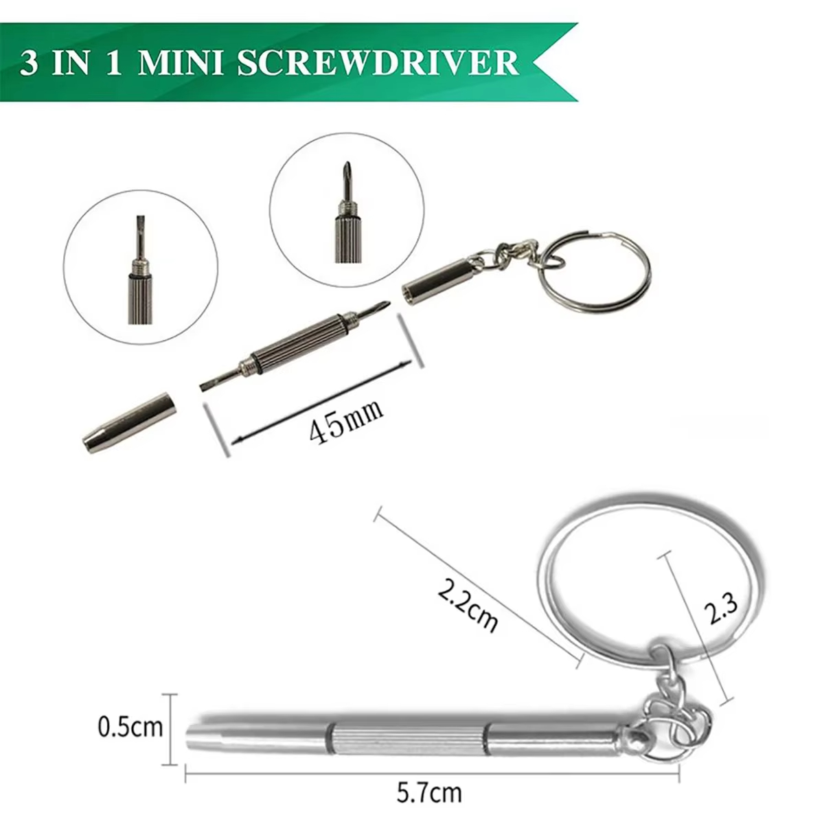 1~20개 미니 핸드 안경 스크루드라이버 3-in-1  - Watch Repair Tool Kit 리뷰 및 가격