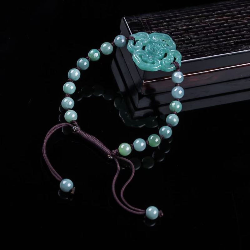 천연 비취 A급 팔찌 오리지널 디자인 세련된 블루 워터 - The Jewelry & Watches 리뷰 및 가격