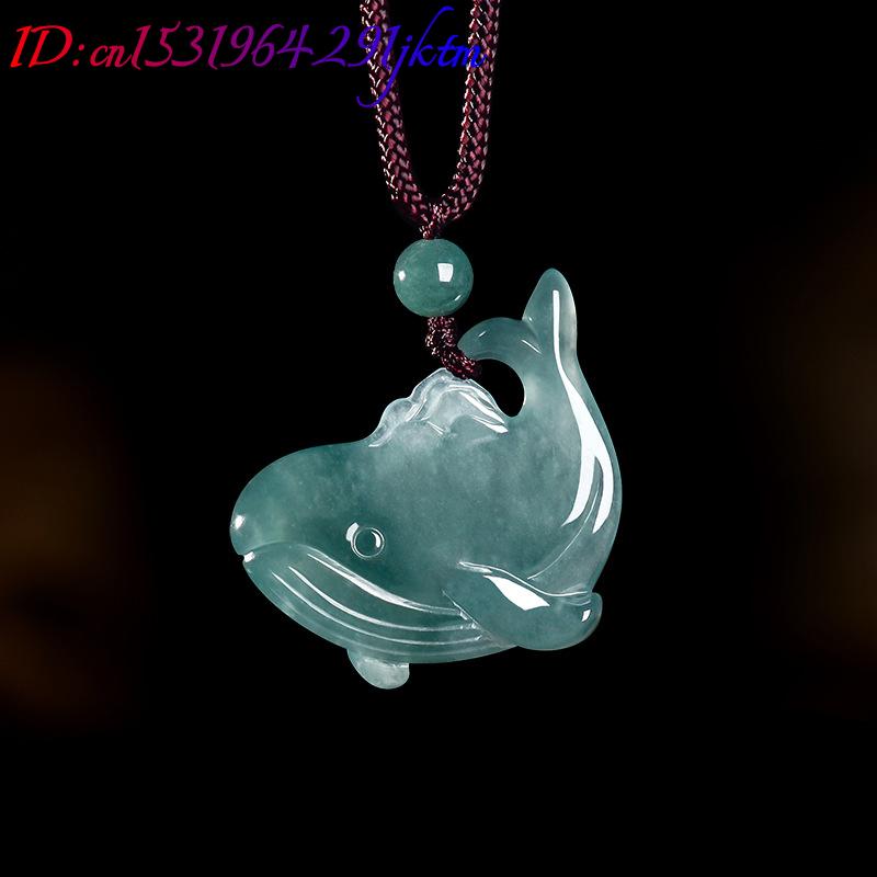 천연 버마산 비취 고래 펜던트 목걸이 액세서리 진짜 옥 - The Jewelry & Watches 리뷰 및 가격