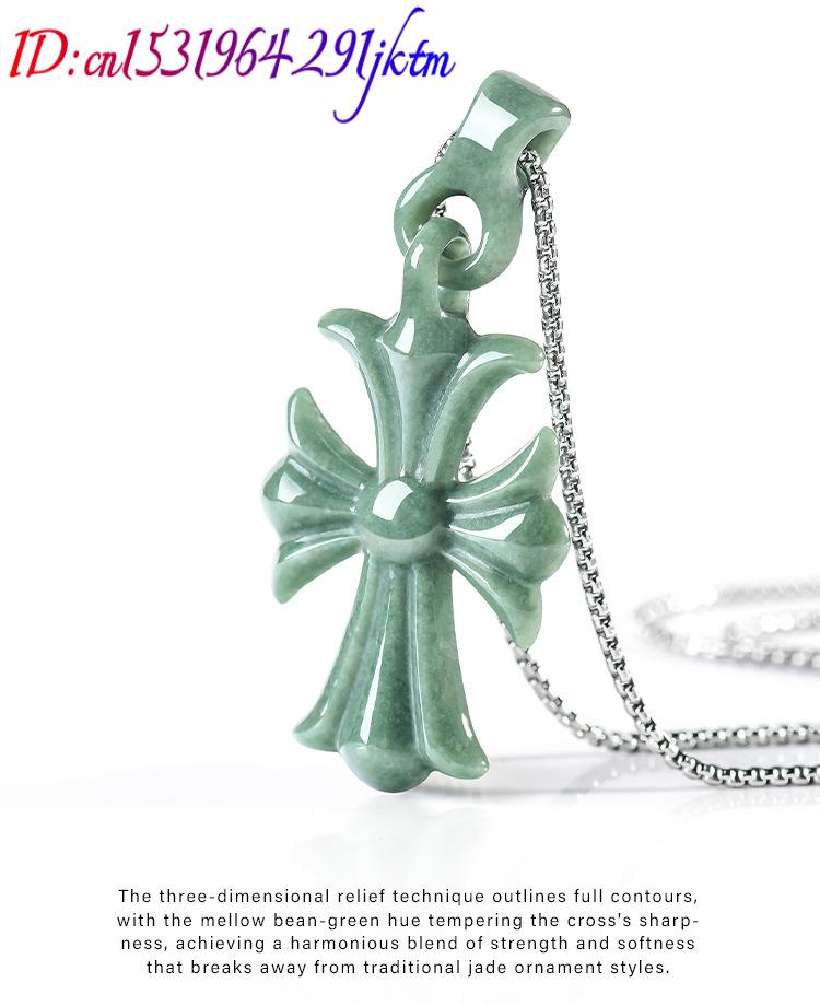 천연 버마산 경옥 십자가 펜던트 목걸이 주얼리 디자이너 - The Jewelry & Watches 리뷰 및 가격