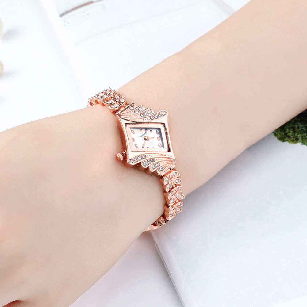독특한 마름모 모양 다이아몬드 장식 패션 시계 슬림 스 - Unique Jewelry Watches 리뷰 및 가격