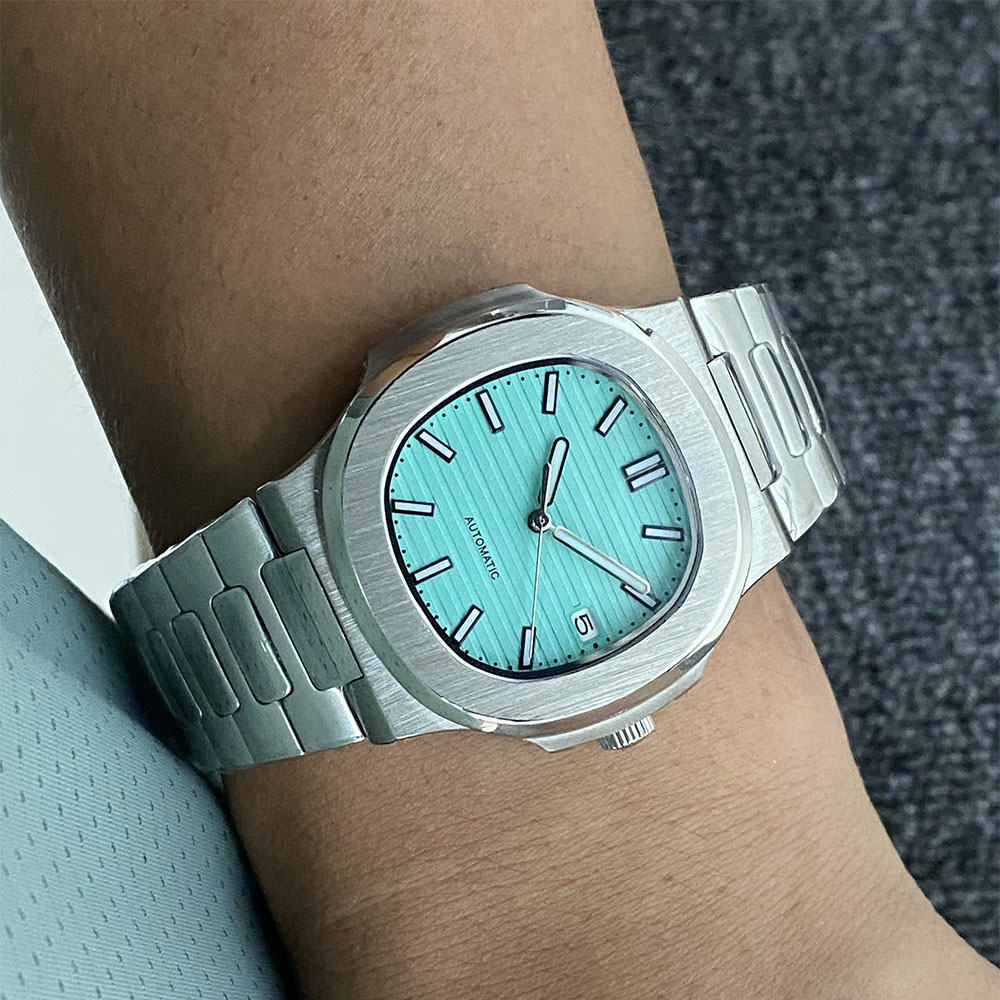 2024 고급 42MM 남성용 시계 기계식 시계 중국  - Patek Philippe Watch Nautilus 리뷰 및 가격