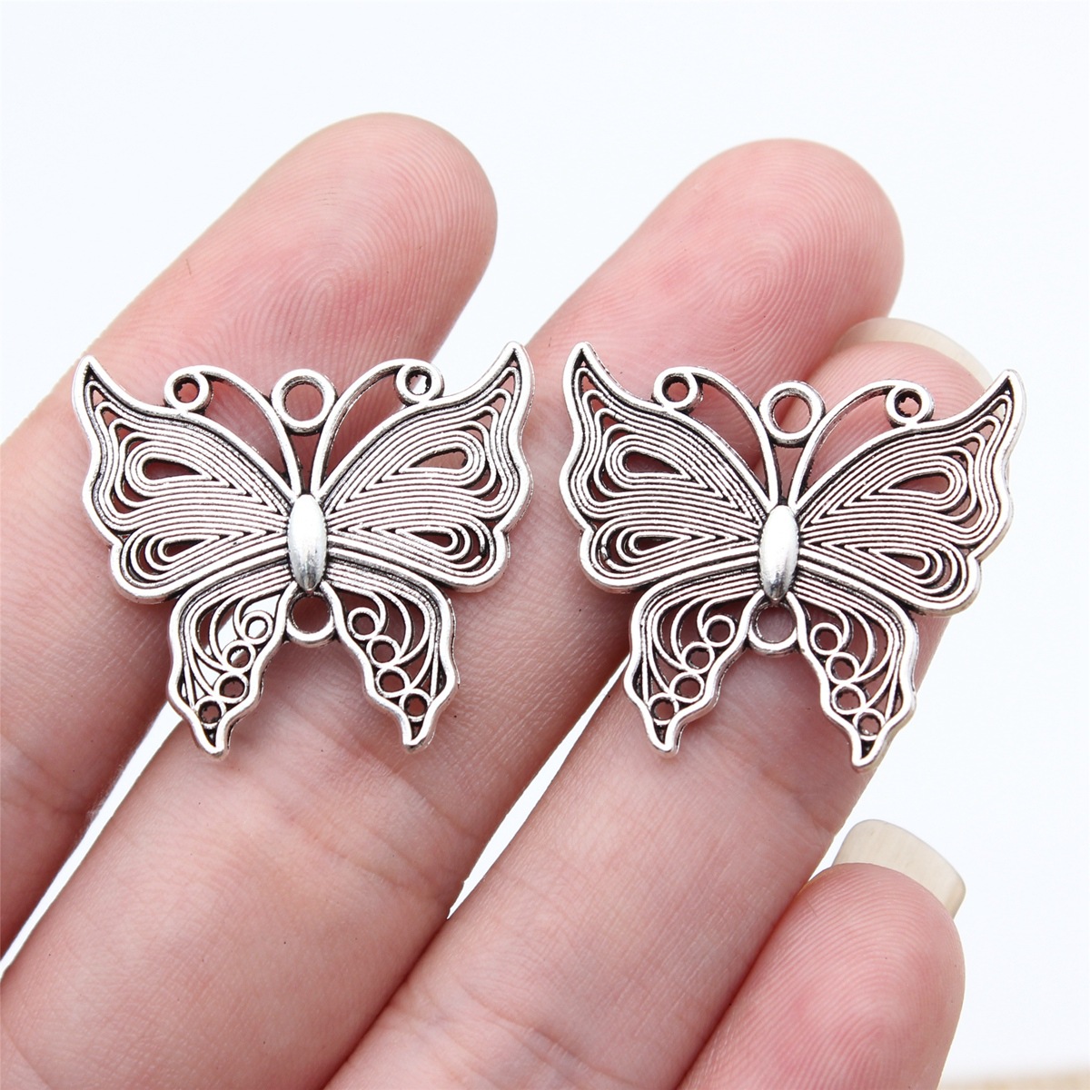 나비 레트로 곤충 참 펜던트 합금 DIY 팔찌 목걸이  - Butterfly Pendant Necklace 리뷰 및 가격